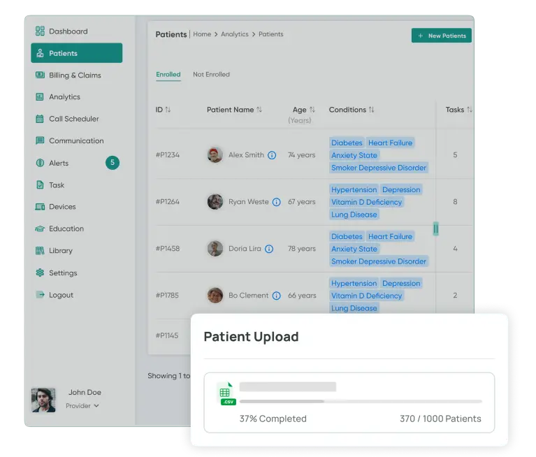Seamless Patient Import from EHR & CSV Upload Feature Image