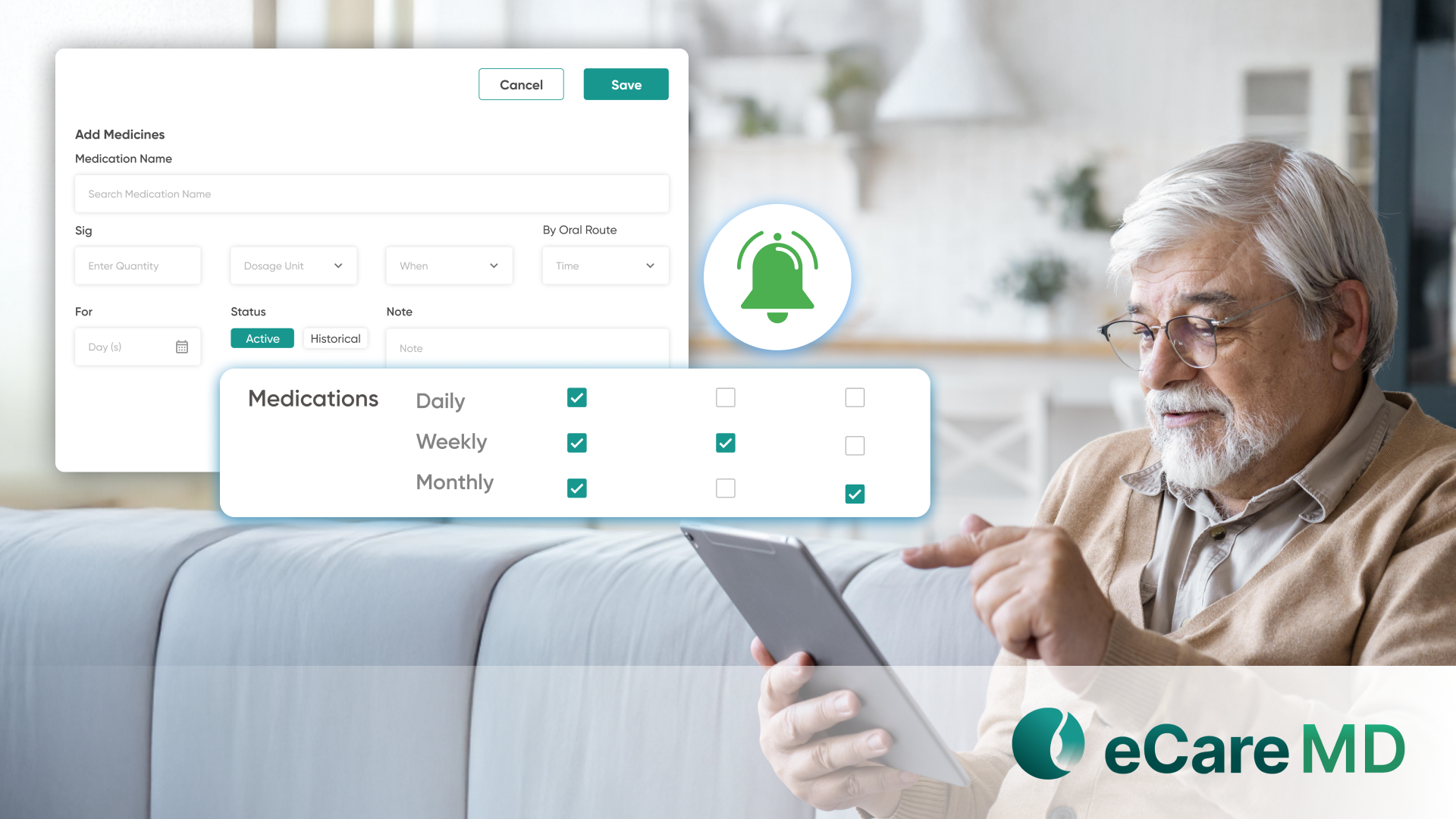 Automated Medication reminders and educational content delivery Image