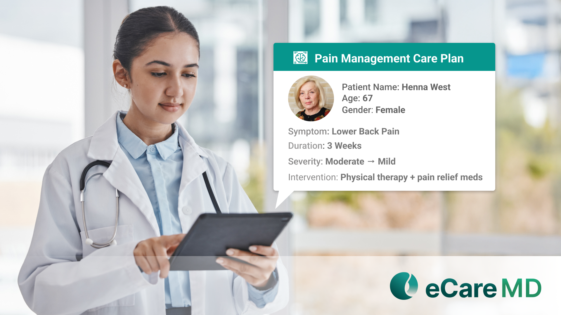 Care plan builder with symptoms and care plan tracking Image