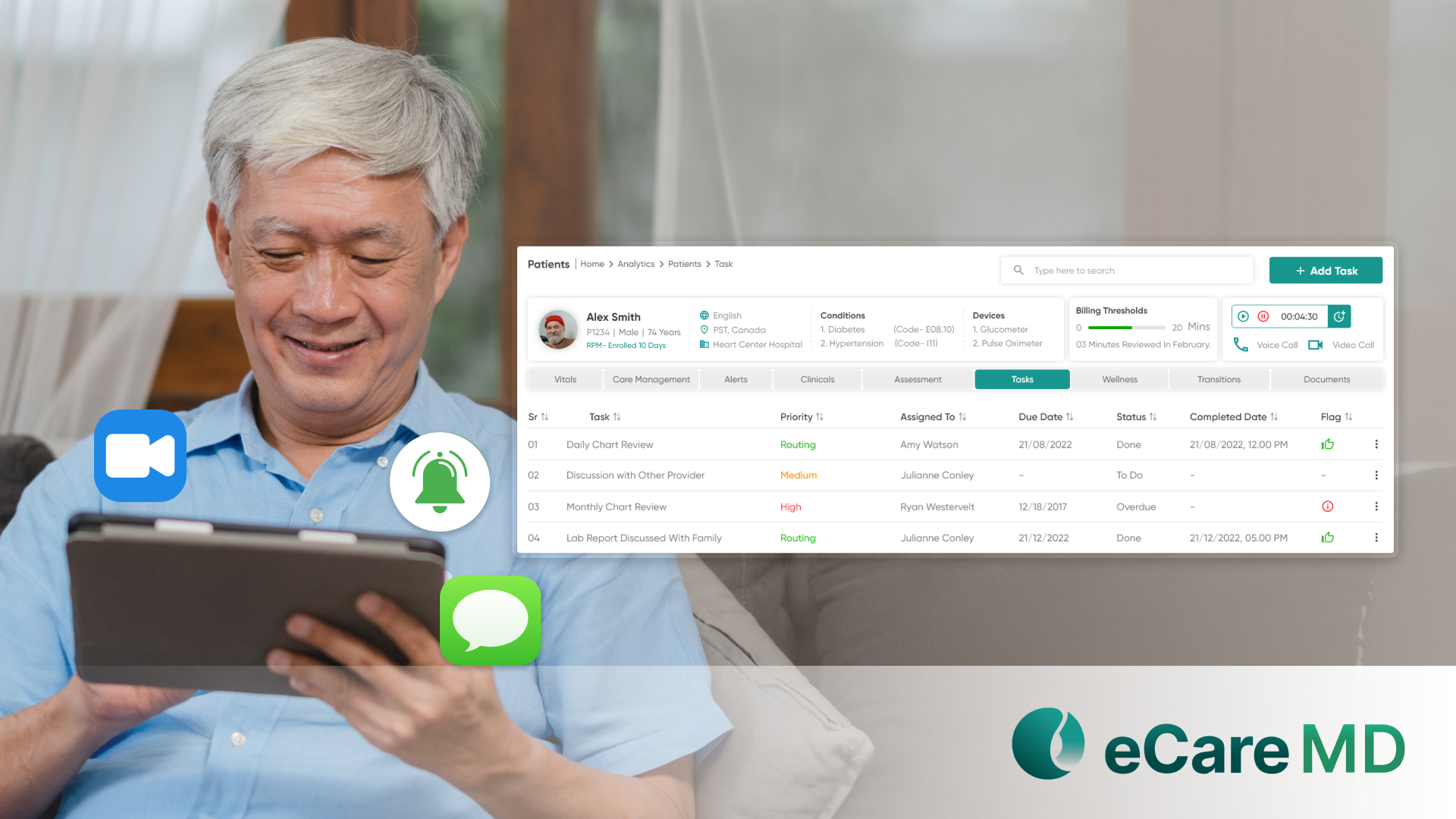 Risk-Based Patient Prioritization and Care Manager Dashboard Image