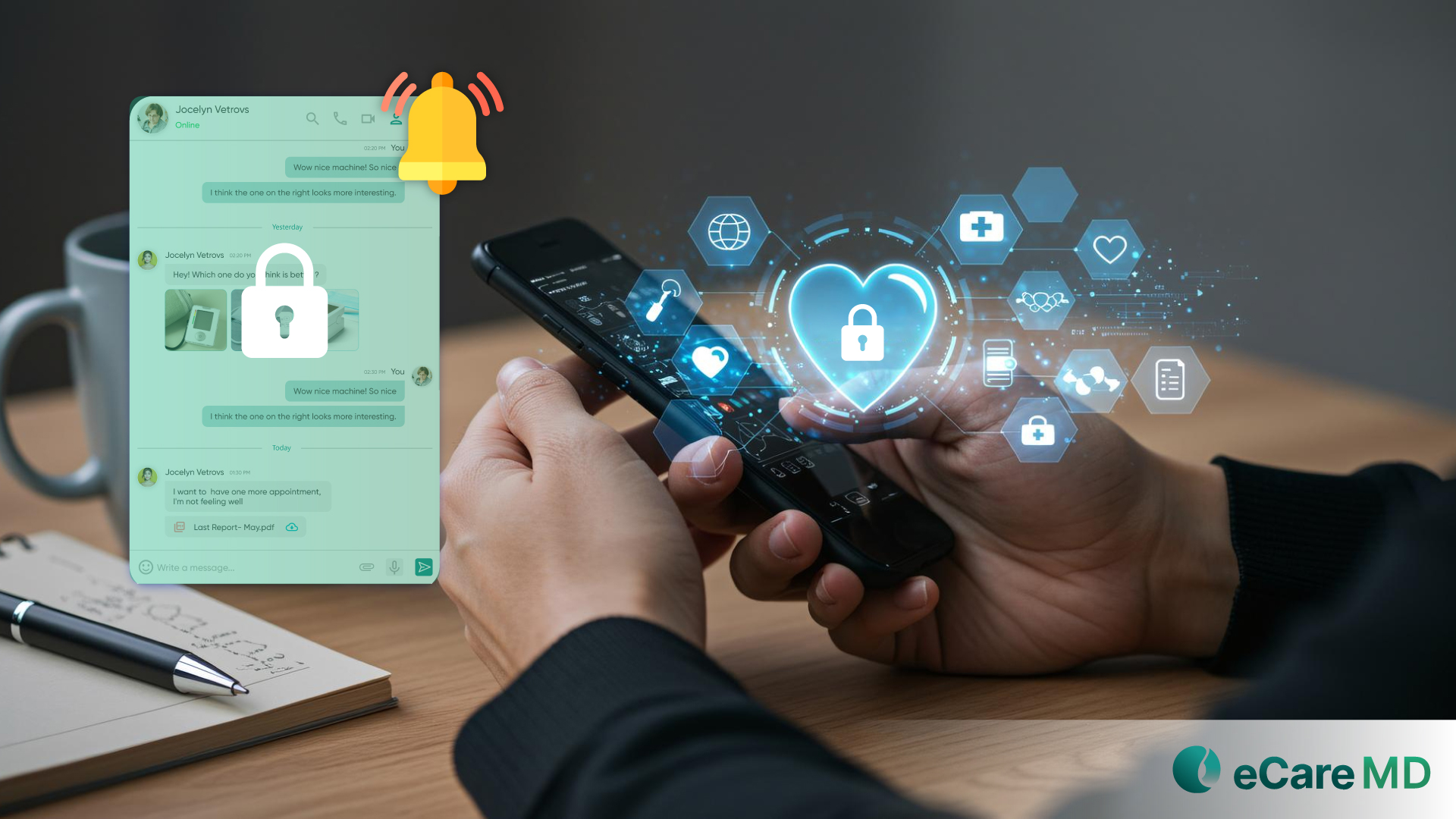 Secure communication channels & Reminders image